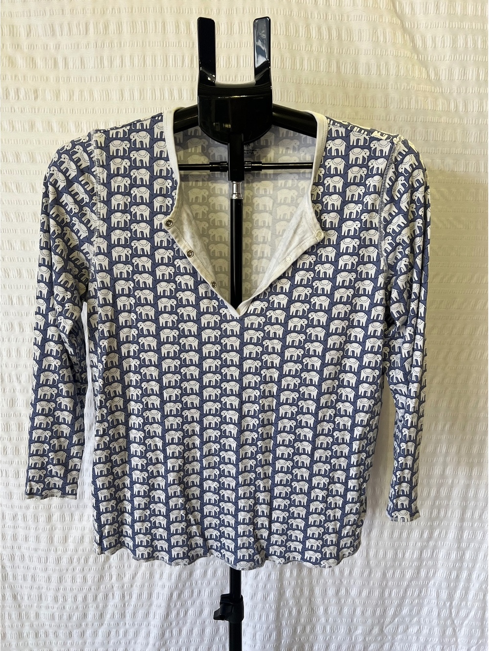 Roller Rabbit Elephant Print Tunic Top • Women’s M • Pima Cotton